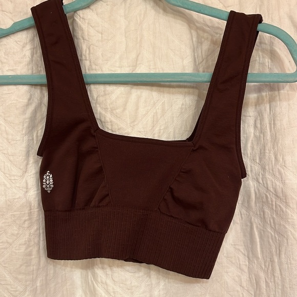 NWOT Free People Movement Good Karma Square Neck Bra - Picture 2 of 5